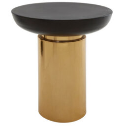 Orsina Premier Housewares Black And Gold Side Table - thumbnail 5
