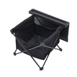 L-Black 68X45X40 Cm Portable Camping Table Folding Beach Table For Camping Hiking Outdoor Picnic Bbq - thumbnail 3