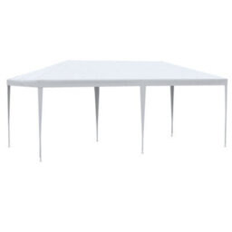 Outsunny 6M X 3M Garden Gazebo Marquee Canopy Party Tent Canopy Patio White - thumbnail 9