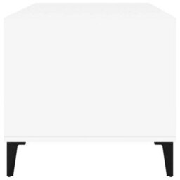 Berkfield Industrial Coffee Table White 90X49X45 Cm Engineered Wood - thumbnail 7