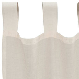 Berkfield Voile Curtains With Tab Top 2 Pcs Cream - thumbnail 5
