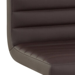 Atlantic Mint Bar Stool Brown And Chrome Leg In Stock - thumbnail 6