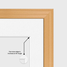 AK Frames 20X14 Country Pine Classic Multi Photo Frame With White Mount - Holds 2 Apertures (2X) A4 Photos - thumbnail 7