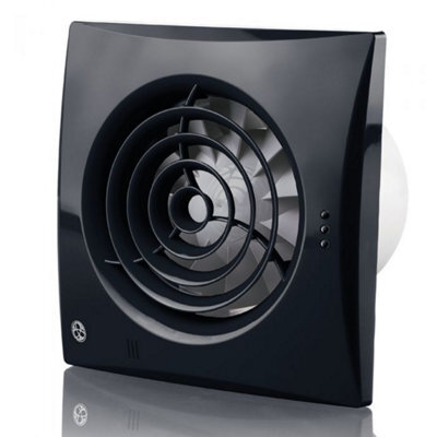 "Blauberg Calm Low Noise Energy Efficient Bathroom Utility Room Extractor Fan 125mm 5"" - Calm Black 125 S" - image 1