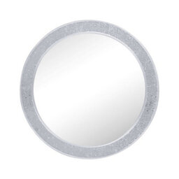 Nielsen Lewis Crackle Mosaic Round Wall Mirror For Bedroom Or Living Room - Silver - 74Cm - thumbnail 1