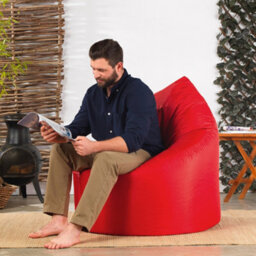 icon Teardrop Indoor Outdoor Bean Bag Red Bean Bag Chair - thumbnail 3