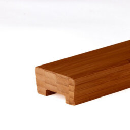 Flair Stairs Bamboo Pear Baserail No Groove 2.4M Dark - thumbnail 1