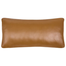 Beliani Armchair Selde Leather Golden Brown - thumbnail 7