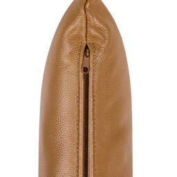 Beliani Armchair Selde Leather Golden Brown - thumbnail 8