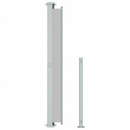 Berkfield Patio Retractable Side Awning 220X500 Cm Grey - thumbnail 5