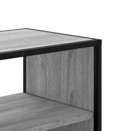 Berkfield Industrial Tv Cabinet Grey Sonoma 80X31X39.5 Cm Engineered Wood And Metal - thumbnail 8