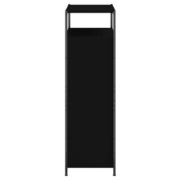 Berkfield Shoe Cabinet Black 75X34X112 Cm Engineered Wood - thumbnail 6