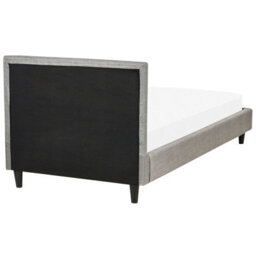 Wyld And Coco Novabed Eu Single Panel Bed 3Ft Light Grey Fabric With Removable Zip-Out Cover - thumbnail 6