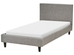 Wyld And Coco Novabed Eu Single Panel Bed 3Ft Light Grey Fabric With Removable Zip-Out Cover - thumbnail 3
