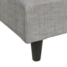 Wyld And Coco Novabed Eu Single Panel Bed 3Ft Light Grey Fabric With Removable Zip-Out Cover - thumbnail 9