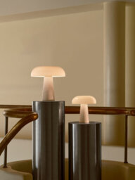 Nordlux Glossy Marble Table Lamp Weighted Base White,mains - thumbnail 9