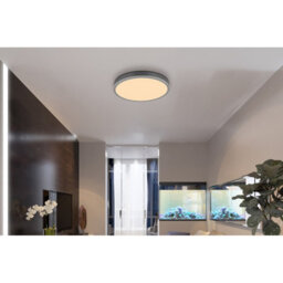 Luminosa Lighting Luminosa Doro 45Cm Flush Ceiling Light Silver Colored Led 3000K - thumbnail 5