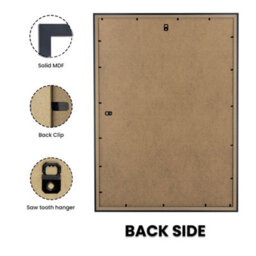 "AK Frames 15X10"" Matte Black Poster Frame - Modern Picture Frame For Wall Art, Prints And Photos - Durable And Stylish Display Frame" - thumbnail 2