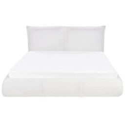 Beliani Bed Boucle Vinay 160 X 200 Cm (Eu King Size) White - thumbnail 6