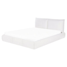 Beliani Bed Boucle Vinay 160 X 200 Cm (Eu King Size) White - thumbnail 4