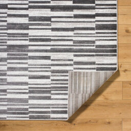 Livabliss Monte Carlo-Modern Black White Grey Graphic Living Dining Bedroom Rug 120 X 170 Cm Easy Care, Non Shedding - thumbnail 4