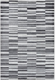 Livabliss Monte Carlo-Modern Black White Grey Graphic Living Dining Bedroom Rug 120 X 170 Cm Easy Care, Non Shedding - thumbnail 1