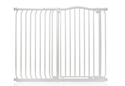 Bettacare Extra Tall Curved Top Dog Gate, 116Cm - 125Cm, Matt White, Extra Tall 100Cm In Height, Pressure Fit Pet Gate - thumbnail 1