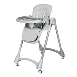 Dekko Baby High Chair 4 In1 Foldable Toddler Feeding Table Adjustable Grey - thumbnail 2