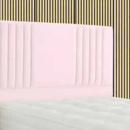 "Urban Textures Luxury 20"" High Milan Velvet Upholstered Bed Headboard - Pink" - thumbnail 1