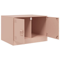 Berkfield Coffee Table Pink 67X50X44 Cm Steel - thumbnail 7