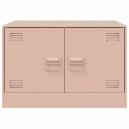 Berkfield Coffee Table Pink 67X50X44 Cm Steel - thumbnail 6
