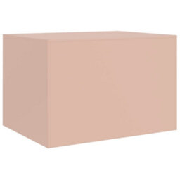 Berkfield Coffee Table Pink 67X50X44 Cm Steel - thumbnail 9