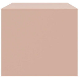 Berkfield Coffee Table Pink 67X50X44 Cm Steel - thumbnail 8