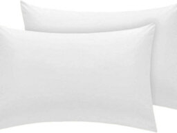 Homes & Linen Pillow Case 400 Thread Count 100% Egyptian Cotton Sateen Hotel Quality Pack Of 2 Pillow Cases