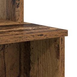 Berkfield Desk With Storage Old Wood 120.5X44X88.5 Cm Engineered Wood - thumbnail 8