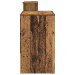 Berkfield Desk With Storage Old Wood 120.5X44X88.5 Cm Engineered Wood - thumbnail 6