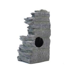 Living And Home Solar Powered Garden Water Fountain Outdoor Led Lighted Waterfall Fountain Rockery Decor 46Cm H - thumbnail 6