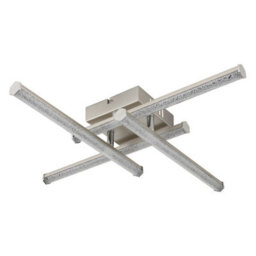 Luminosa Lighting Luminosa Kirina Integrated Led Semi Flush Ceiling Light Nickel Matt 4X Led 4000K - thumbnail 2