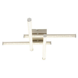 Luminosa Lighting Luminosa Kirina Integrated Led Semi Flush Ceiling Light Nickel Matt 4X Led 4000K - thumbnail 3