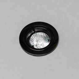 Litecraft Pack Of 2 Black Chrome Modern Ip20 Fire Rated  Fixed Downlights - thumbnail 4