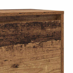 Berkfield Bedside Cabinet Old Wood Engineered Wood - thumbnail 9