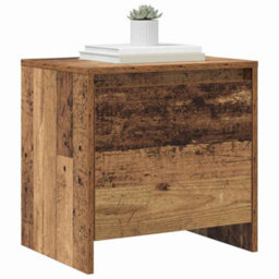 Berkfield Bedside Cabinet Old Wood Engineered Wood - thumbnail 3
