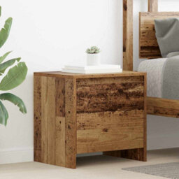Berkfield Bedside Cabinet Old Wood Engineered Wood