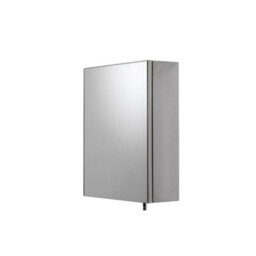 Croydex Avon Single Door Stainless Steel Bathroom Mirror Cabinet (H40Xw30Cm)