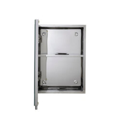 Croydex Avon Single Door Stainless Steel Bathroom Mirror Cabinet (H40Xw30Cm) - thumbnail 5
