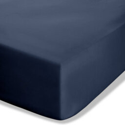 Catherine Lansfield Easy Iron Percale Combed Fitted Sheet 35Cm Depth Navy Blue - thumbnail 2