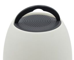 Grey & White Battery-Powered Rgb & Cool White Led Outdoor Lantern Speaker Light - thumbnail 3