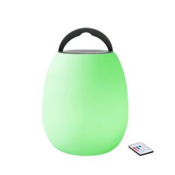 Grey & White Battery-Powered Rgb & Cool White Led Outdoor Lantern Speaker Light - thumbnail 5