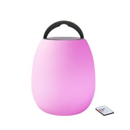 Grey & White Battery-Powered Rgb & Cool White Led Outdoor Lantern Speaker Light - thumbnail 8