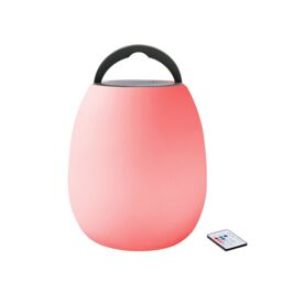 Grey & White Battery-Powered Rgb & Cool White Led Outdoor Lantern Speaker Light - thumbnail 9